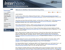 Tablet Screenshot of eprints.internano.org